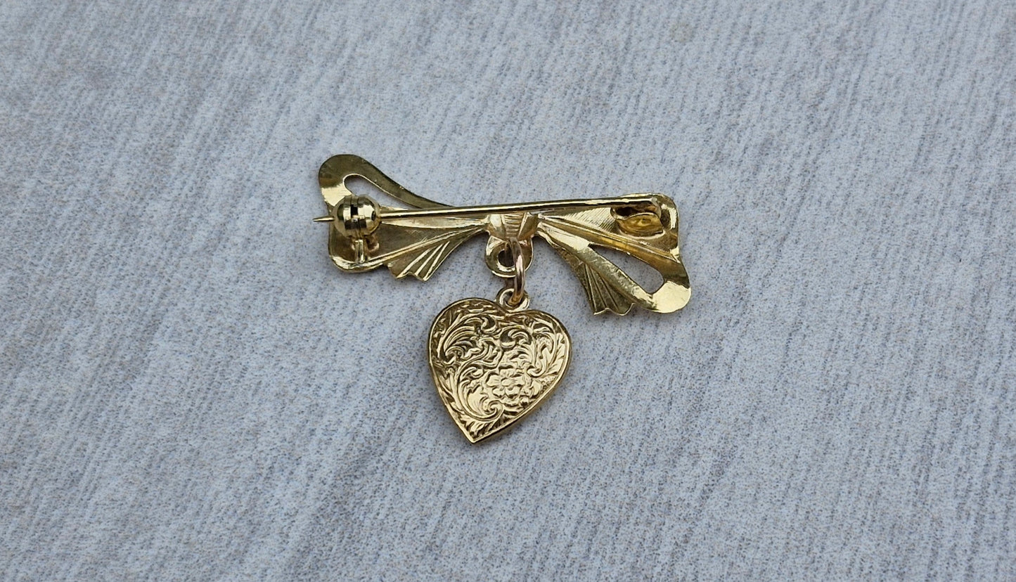 Beautiful 9ct Yellow Gold Vintage Brooch - Conversion Options
