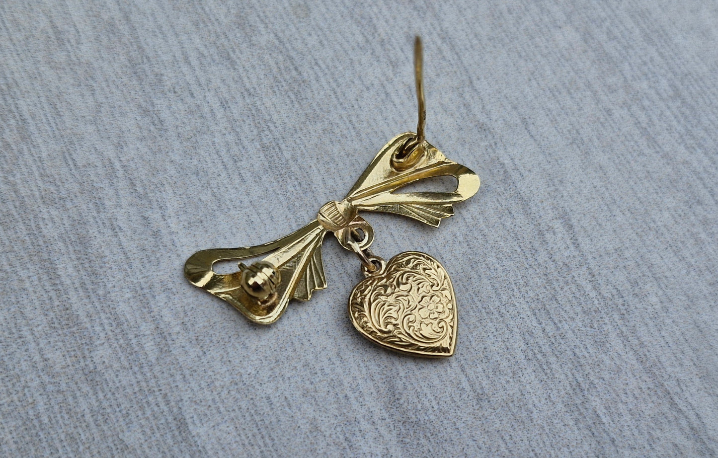 Beautiful 9ct Yellow Gold Vintage Brooch - Conversion Options