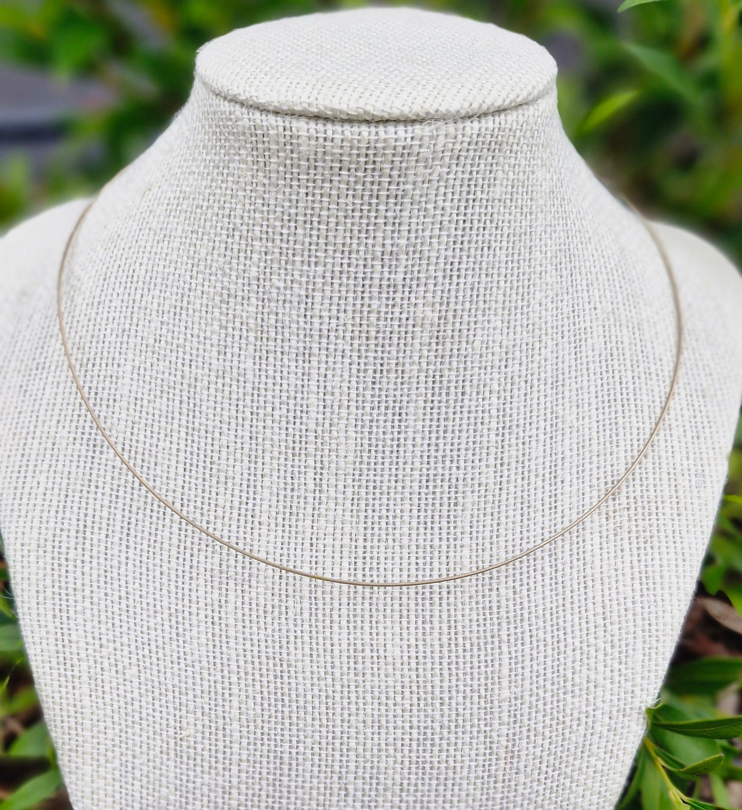 9ct Yellow Gold, Fine Cable Chain, Necklace Choker