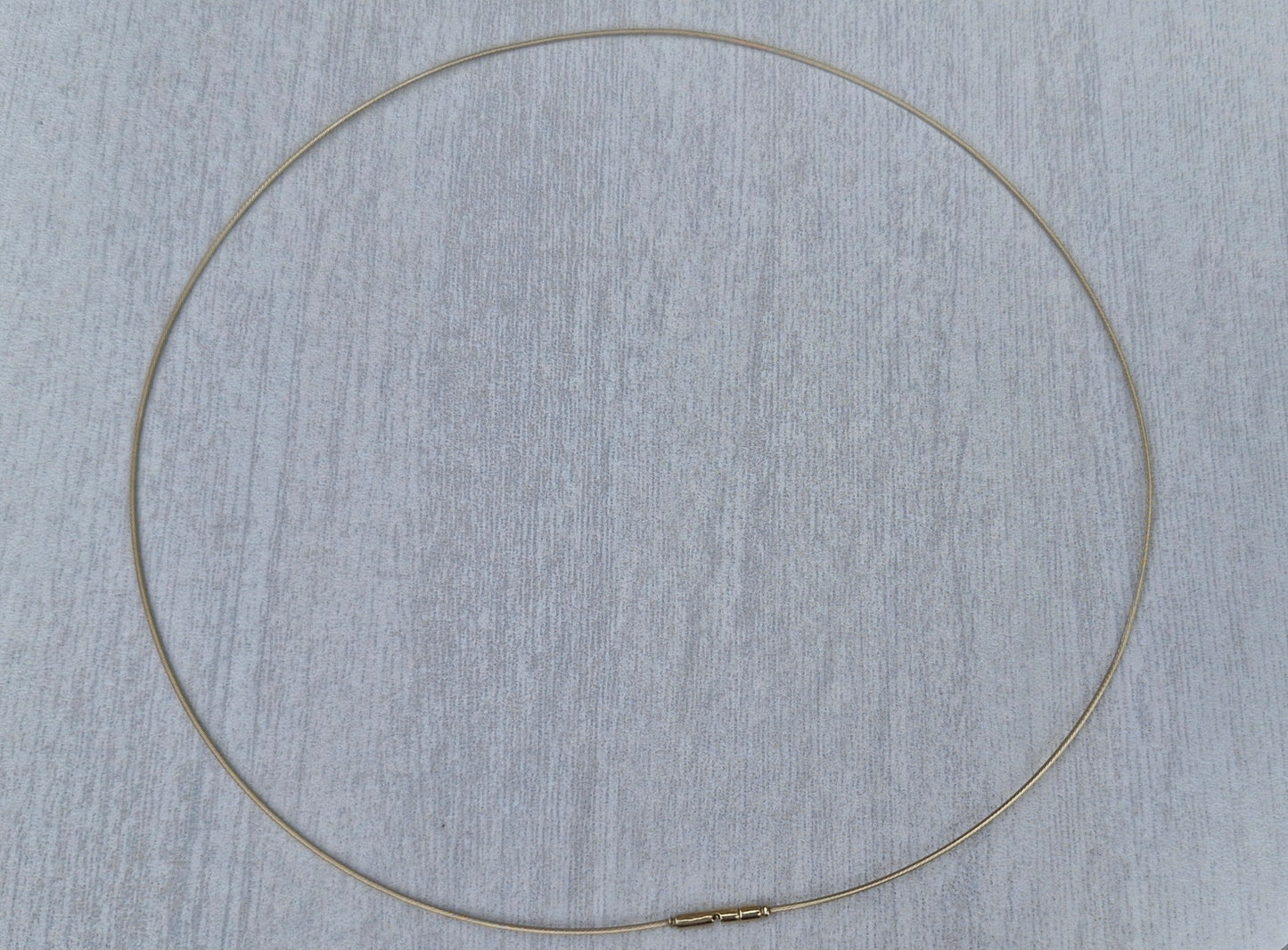 9ct Yellow Gold, Fine Cable Chain, Necklace Choker
