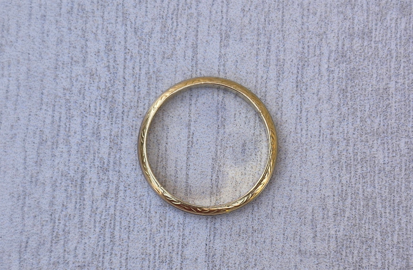 18ct Two-tone Gold Eternity Band - Size O *Scrap Price*