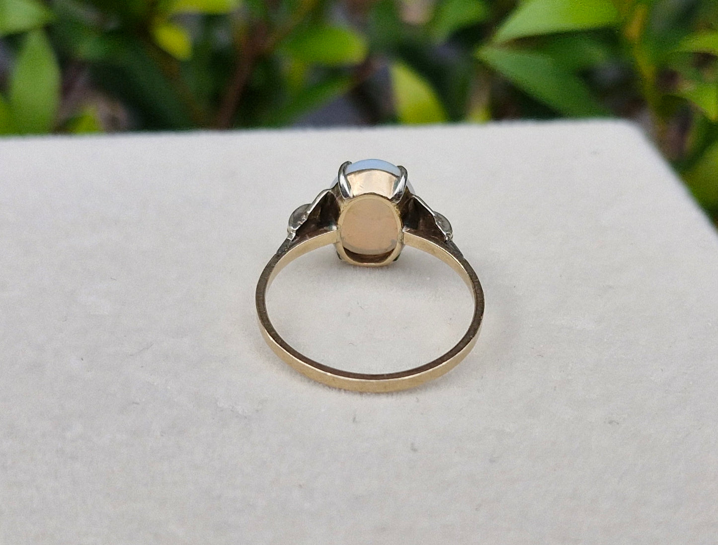 9ct Vintage Opal Ring - Size N