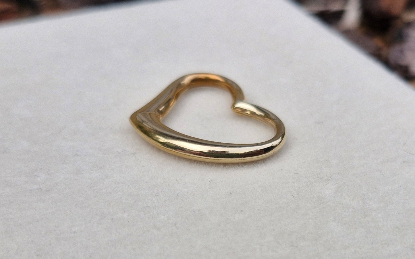 9ct Yellow Gold Heart Pendant