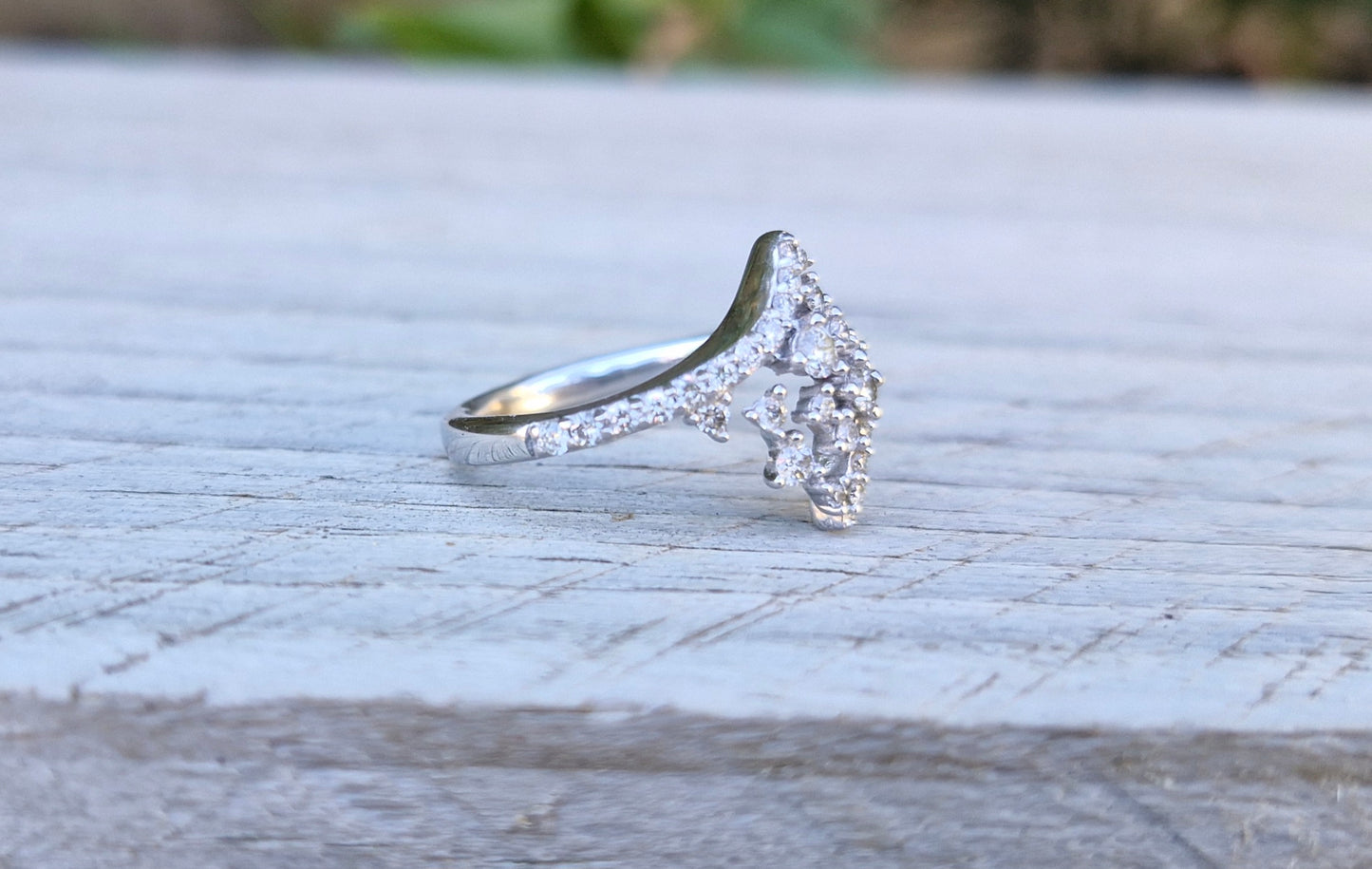 0.50ct Diamond Ring, 10ct White Gold from Michael Hill Jewellers - Size L 1/2