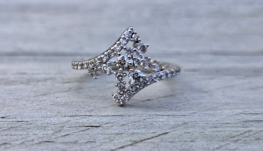 0.50ct Diamond Ring, 10ct White Gold from Michael Hill Jewellers - Size L 1/2