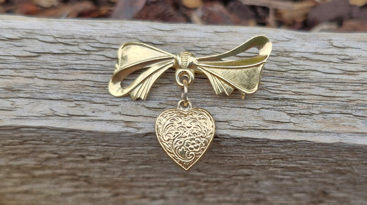 Beautiful 9ct Yellow Gold Vintage Brooch - Conversion Options