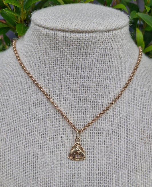 Equestrian Themed, 9ct Gold Vintage Horse Pendant or Charm