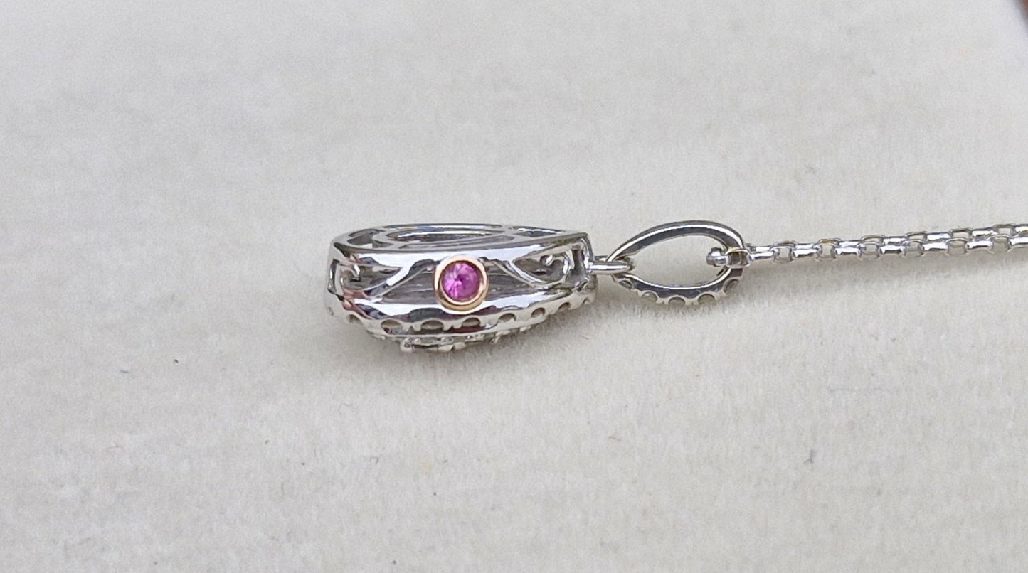 10ct White Gold Diamond Necklace - 50cms - Michael Hill Jewellers