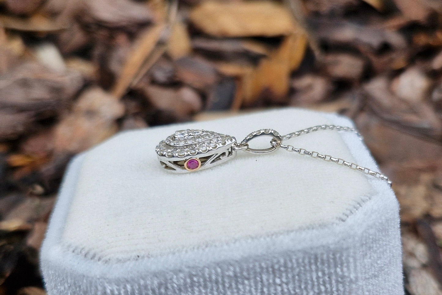 10ct White Gold Diamond Necklace - 50cms - Michael Hill Jewellers