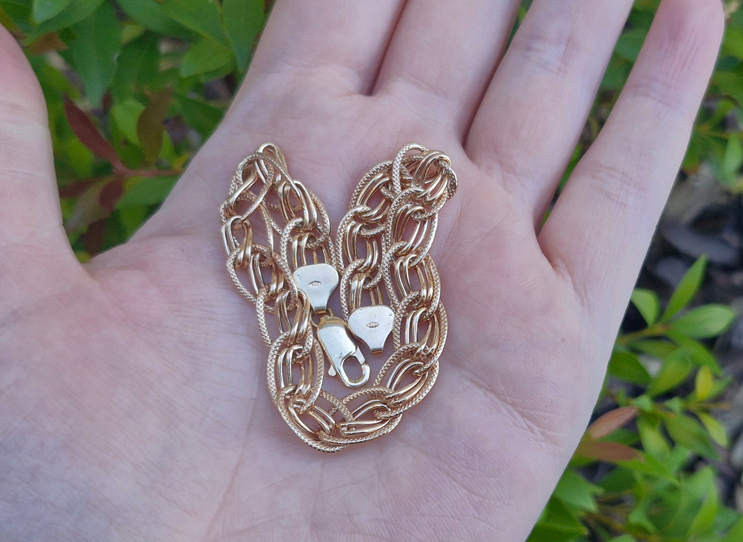 9ct Rose Gold Fancy Link Bracelet