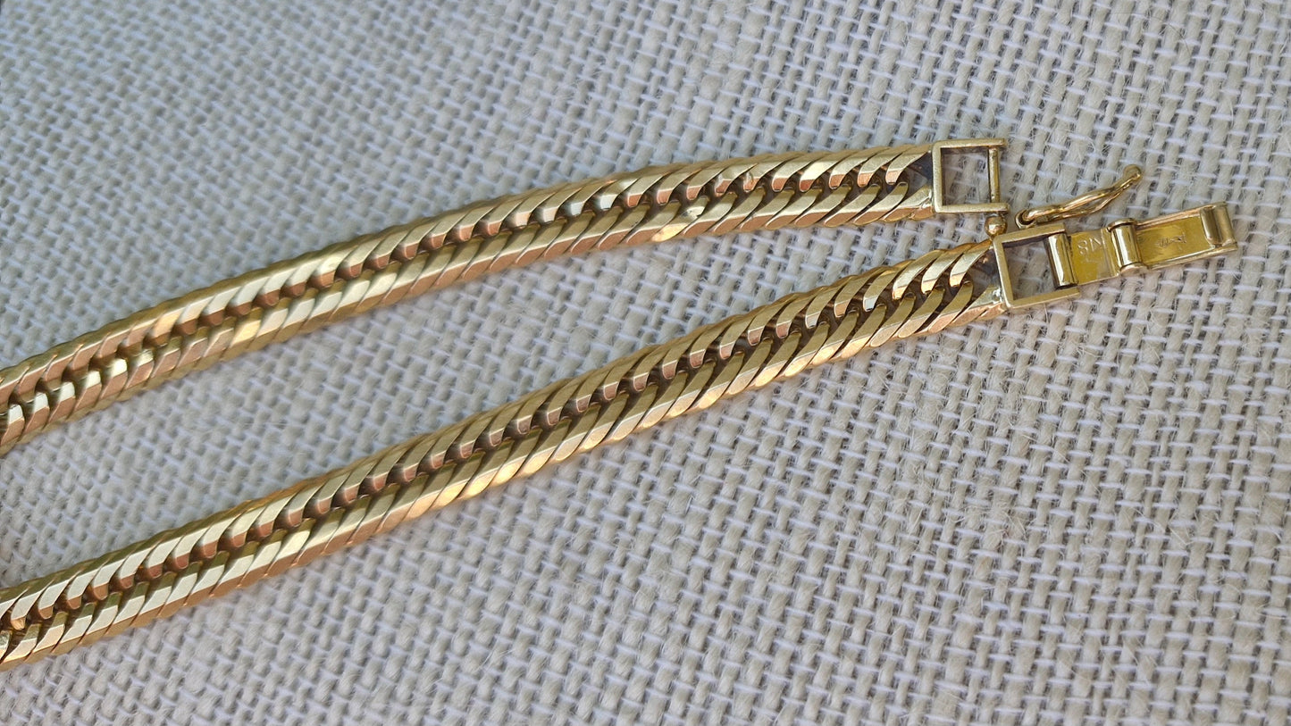 VAL $11,100 - 18ct Solid Yellow Gold Bracelet