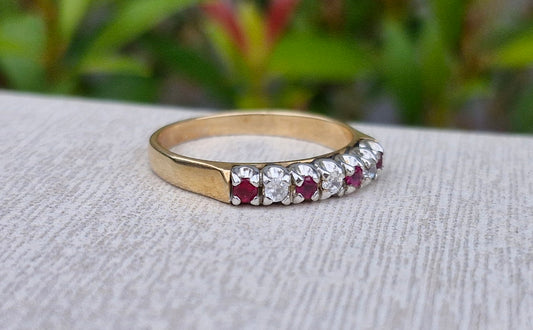 9ct Gold Band - Size N 1/2 *Scrap Price*